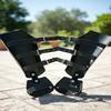 Medieval Arm Bracers Steel Vambraces Armor Gothic Arm Guards Blackened Knight LARP Cosplay Plate Armor