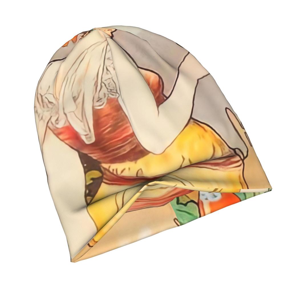 Alphonse Mucha Art Stylish Adult Beanie for Layering with Fall Or Winter Outfits Brings Relaxed Charm to Streetwear Or Weekend Fashion Scenes