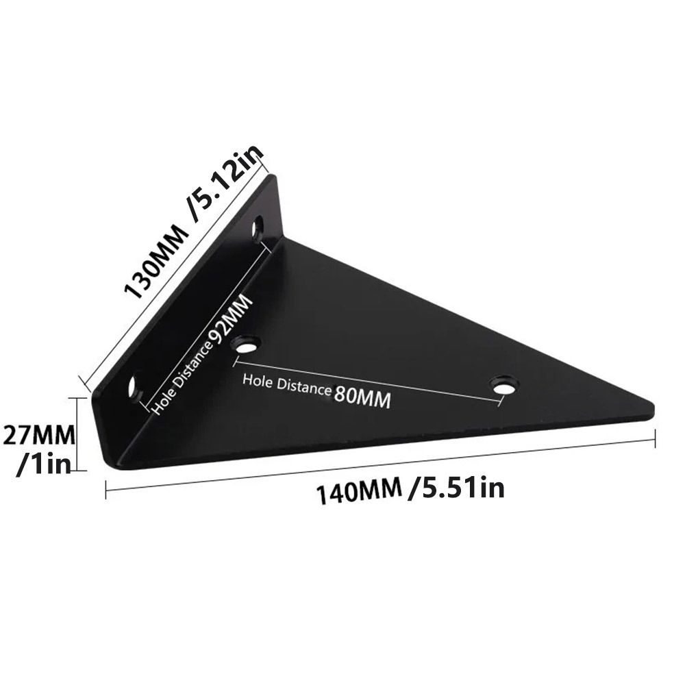 Floating Invisible Triangle Bracket Wall  Mount Shelf Brackets Triangle Bracket Support  Table