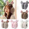 Plush Deer Ear Earmuffs Foldable Ear Cover Cute Ear Warmer  for Women Girls