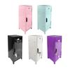 Small Makeup Storage Cabinet Vertical File Cabinet Cute Organizer Box for Cosmetics Makeup Brush Kitchen Bedroom Living Room