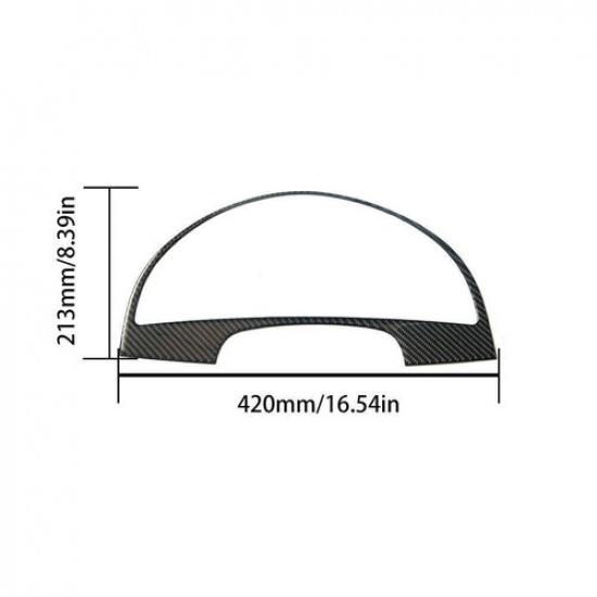 Carbon Fiber Speedmeter Panel Decorative Cover Trim For Toyota Camry 2007-2011