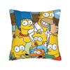 Pillow Cover SSimpsons Family Haunted House Halloween  Vintage Pillow Case For Sofa Bedroom Home Decor Pillowcases