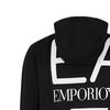 Emporio Armani Мужская повседневная толстовка с капюшоном и принтом букв и цифр SS22, длинный рукав, черная 6LPM57PJHDZ-1200