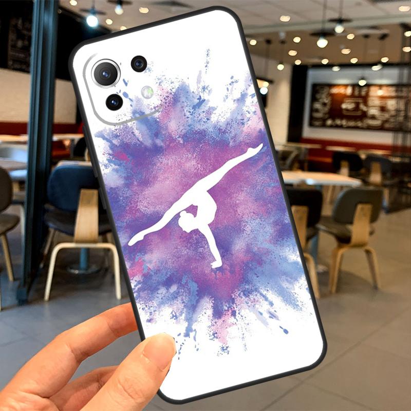 Gymnastics Oil Painting Case For Xiaomi 11T 12T 13T 14T Pro 13 14 15 Ultra POCO X7 Pro X3 X5 X6 M6 F5 F6 Pro Coque