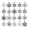 50-Piece Christmas Alloy Enamel Charms Set: Mixed Style DIY Pendants and Dangle Charms.