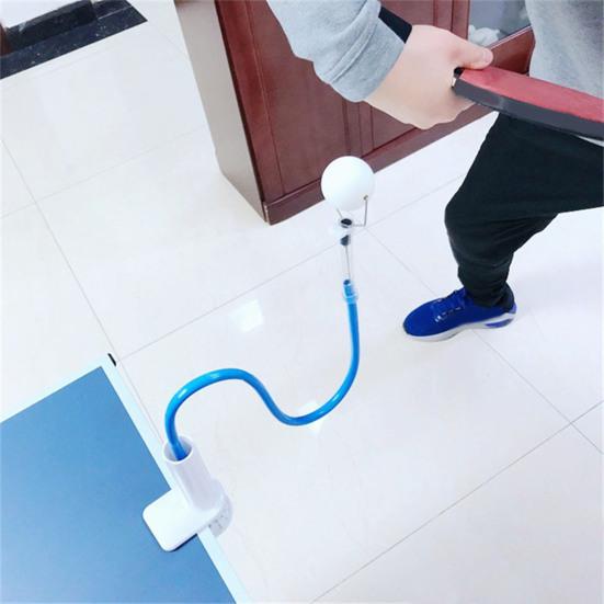 Тренажер для настольного тенниса Робот для тренировок в пинг-понг Автоматическое устройство для возврата мячей с настольным зажимом для практики пинг-понга