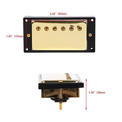Yibuy Gold Double Coil Sealed Humbucker Pickup Set для электрогитары