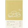 Midori Book Style Diary 2026 Monthly Weekly Schedule Book Dog Yellow Size B6