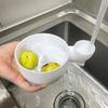 Automatic Fruit Washer And Drainer Bowl 3D Printed Berries Wash Machine Salad Spinner Vegetable Cleaner Fast Draining Kitchen Gadget