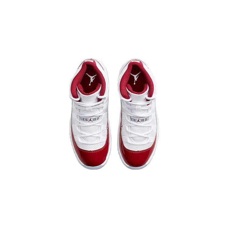 Jordan 11 Ретро PS Белые Varsity Red Детская обувь 378039-116