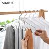 Plastic Clothes Rack Drying Hanger Waves Multi-port Support Hangers for Clothes Drying Rack Multifunction Storage Hangers