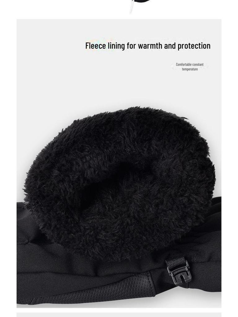 Лыжные перчатки BOODUN Winter 3M с сенсорным экраном - устойчивы к низким температурам для езды на электровелосипеде