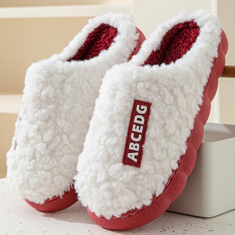 Autumn/Winter Indoor Outdoor Furry Cotton Slippers for Men & Women