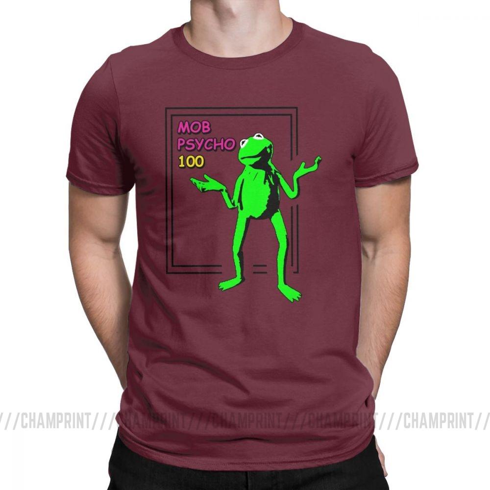 Men S T Shirt Mob Psycho 100 Fashion Cotton Tees Short Sleeve T Shirt