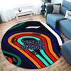 F1 Gear Custom Name Round Area Rug Carpet Rug For Living Room Bedroom Sofa Playroom Decor Nonslip Floor Mat