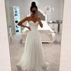 Bridal Wedding Dress Prom Party Evening Dress Backless Spaghetti Strap Sequin Sleeveless A-line Floor Length Ball Gown Pleated Low-cut Cocktail Dress
