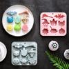 Halloween Silicone Mold Homemade Cake Mold Nonstick Silicone Pumpkin Mold Skull Bat Ghost Shape Chocolate Candy Mold Baking Tool