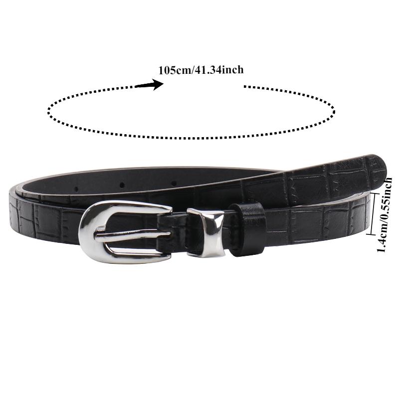 Fashionable High-End Retro-Style Women’s Belt with Stone Texture Trendy Everyday Casual Accessory for Jeans Versatile Belts