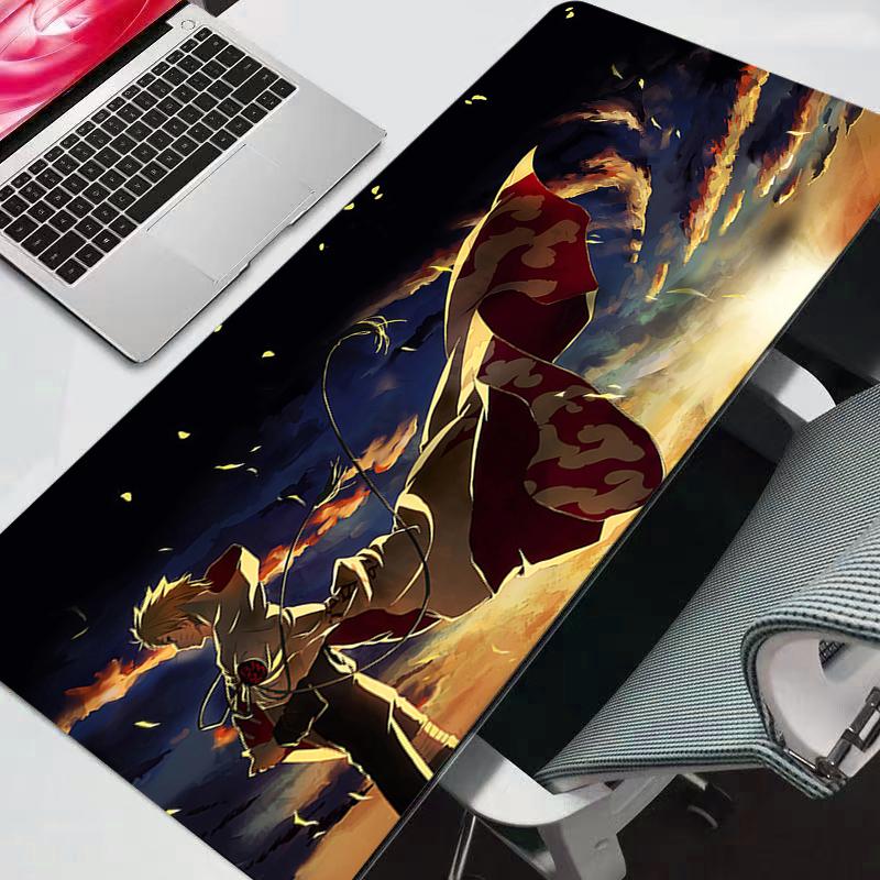 Mouse Pad Naruto rubber table Large Gamer xxl Desk mat Computer keyboard gaming accessories carpet mousepad durable anime