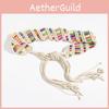 Bohemian Resort Waist Belt With Handmade Beaded Weaving For Womens Style Summer