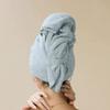 Large Dry Hair Cap Solid Color Quick Drying Turban New Hair Towel Wrap  Bath