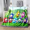 1pc Blanket Oddbods Print Design, Lightweight Blanket for Sofa, Bed- Soft &Warm, Gift for All Seasons like Christmas, Halloween