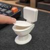 Элегантное Офисное Украшение 3D Печатная Фигурка Туалета Миниатюрное Украшение Мини Сиденье Устойчивое