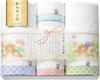 Imabari Towel Gift Set Bath Towel Face Towel Wash Towel Boxed Present Boxed Made In Japan Gift Cloth Small 2 Bath 2 Face (Japanese Pattern, Towels,