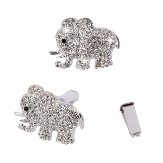 Автомобильный освежитель воздуха, вентиляционный зажим, роскошный горный хрусталь, сплав, слон, автоматическое украшение на выходе воздуха, диффузор для ароматерапии, аксессуары для салона автомобиля