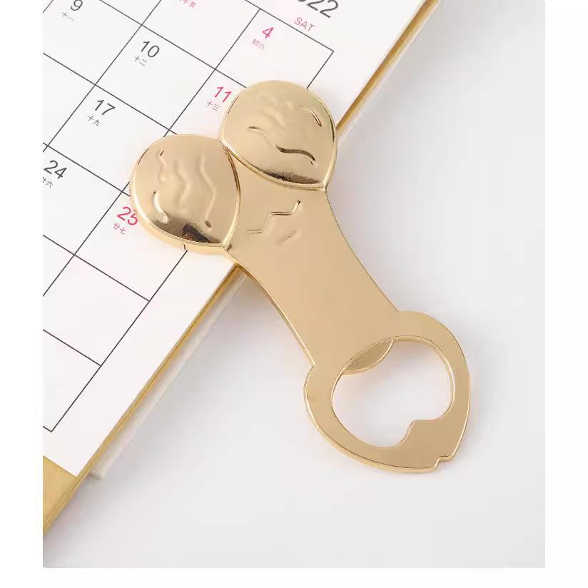 Alloy Funny Penis Beer Opener Bridal Shower Wedding Drink Lid Remover Bottle Openers Hen Night Favor Bachelorette Party Gift