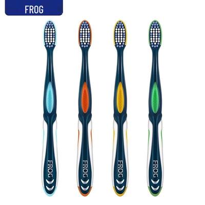 Зубная щетка Frog Dual-Effect U+987 с антибактериальной щетиной средней жесткости - Упаковка 60 шт.