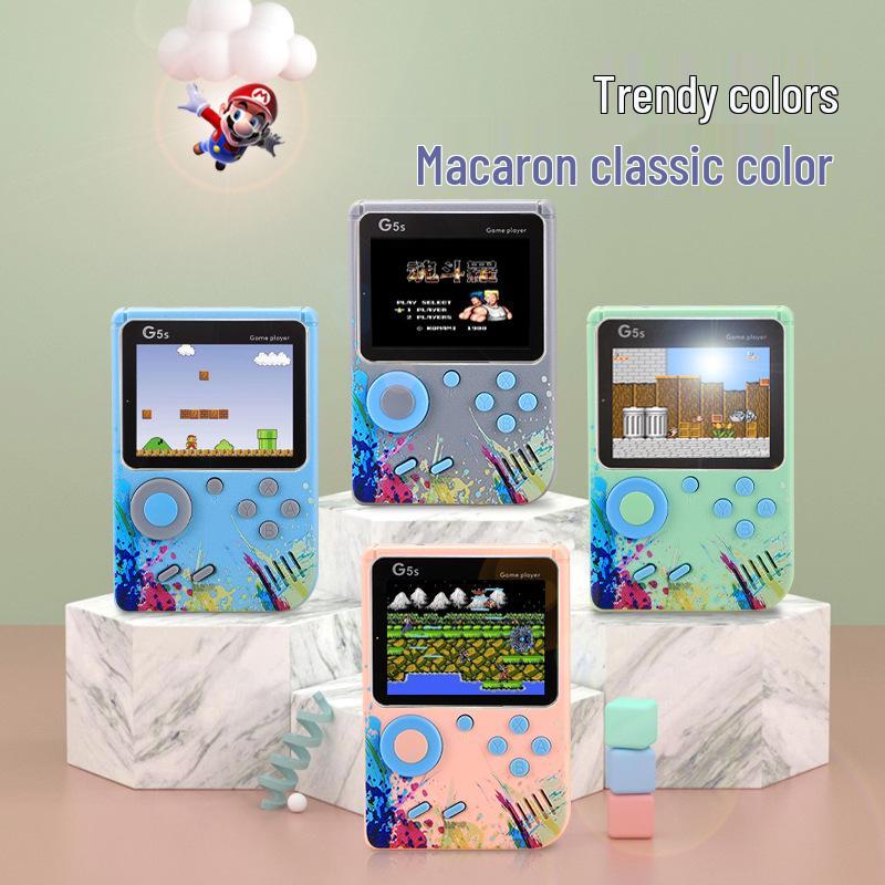 G5s Retro Handheld Console: 500 Classic Games, Two-Player Nostalgic Toy for Children