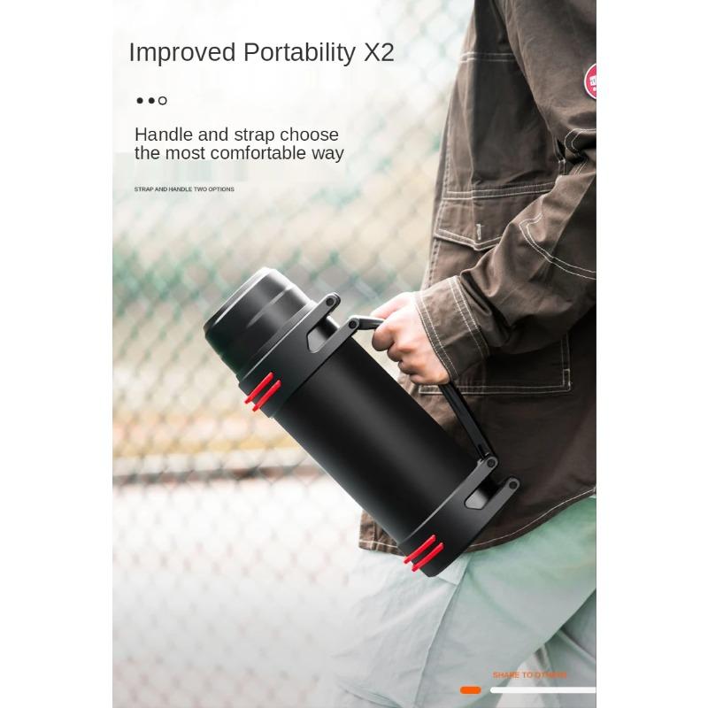 1600-3000 мл большой термос термосы из нержавеющей стали с гидроизоляцией термокружка для воды с ремешком 48 часов изоляции