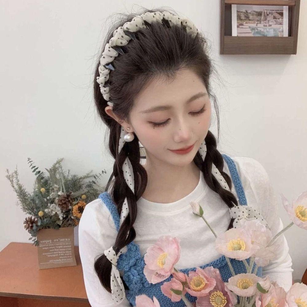 Лента Зубы Головная Повязка Тонкая Повязка Для Мытья Лица Милая Коса Повязка Для Волос Женские Аксессуары Для Волос