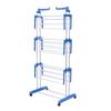 4 Tiers Laundry Clothes Drying Rack Folding Garment Rolling Dryer Hanger Heavy Duty Free Stand Laundry Organizer