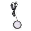 LED Round Light Ultra Thin Aluminum Casing Under Counter Lighting with 1.5m Cable for Ceiling Bedroom Kitchen USB Plug