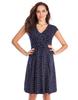 Платье для беременных с плиссировкой Cecile, размер UK8, темно-синее в горошек [Serafin]