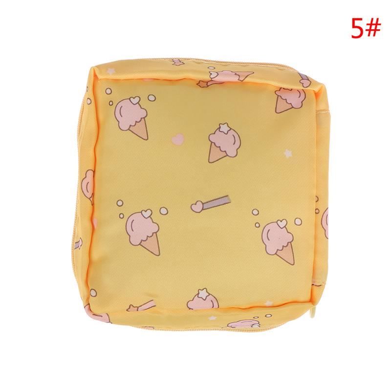 Cute Sanitary Pad Tampon Storage Bag Portable Travel Bag Makeup Bag Earphone Bag