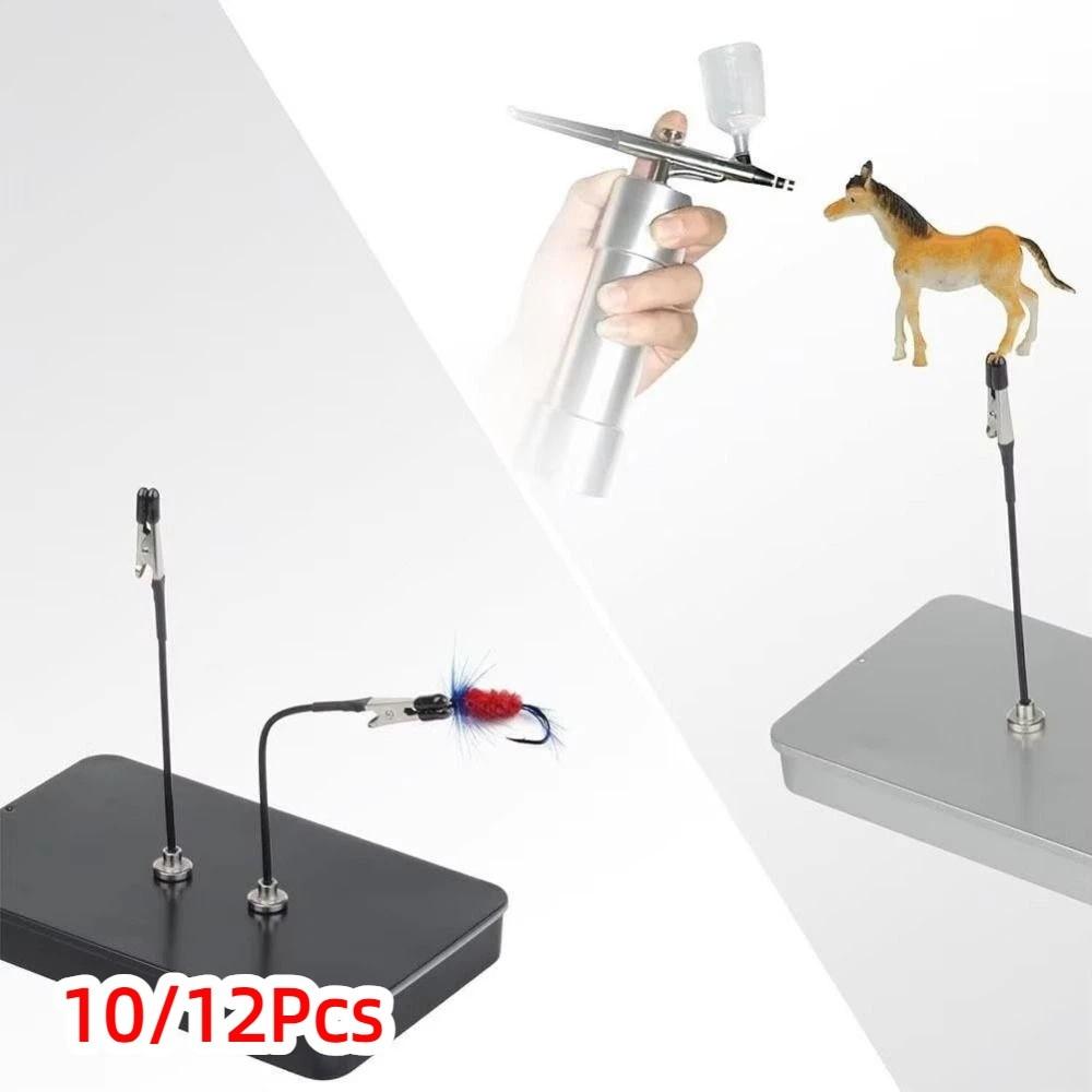 Magnetic Model Painting Stand Alligator Clip Flexible Modeling Tools Price Tag Display