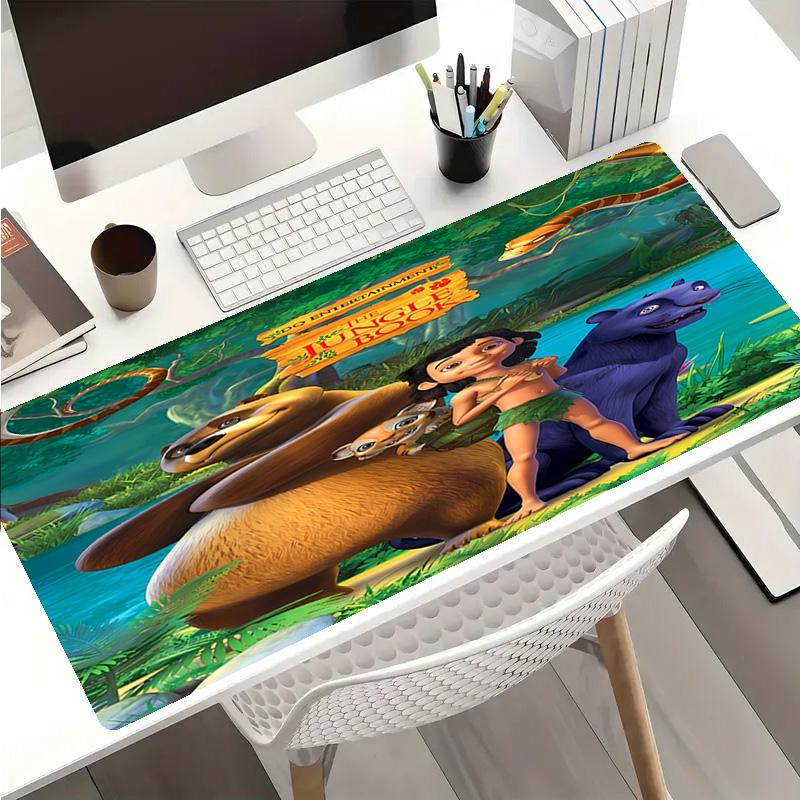 The Jungle Book1 Theme Premium Non-slip Mouse Pad with Stitched Edges,Durable Rubber Material,for Desktop & Gaming Great Gifts