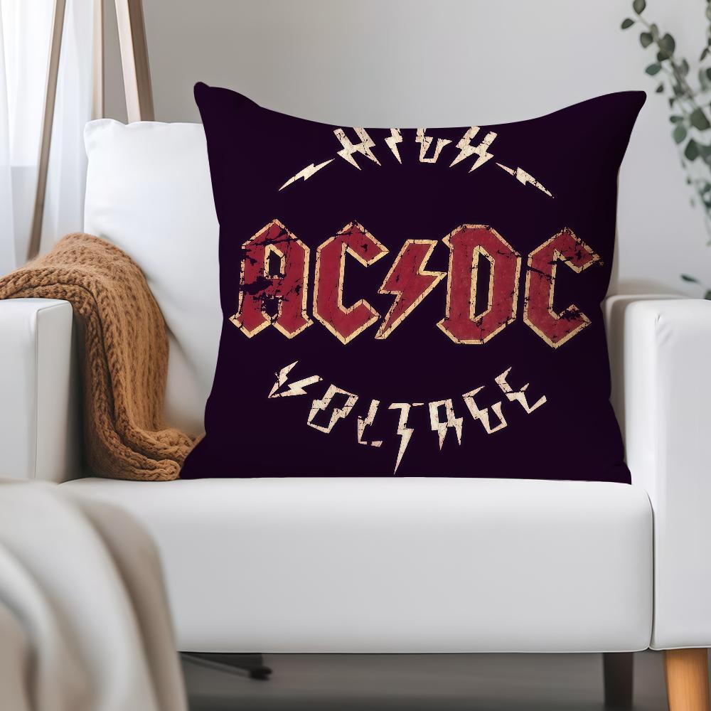 Наволочка для подушки Rock Band A-ACDC Применимое пространство Для гостевых комнат Интерьеры Автомобили Офис Украшение дома