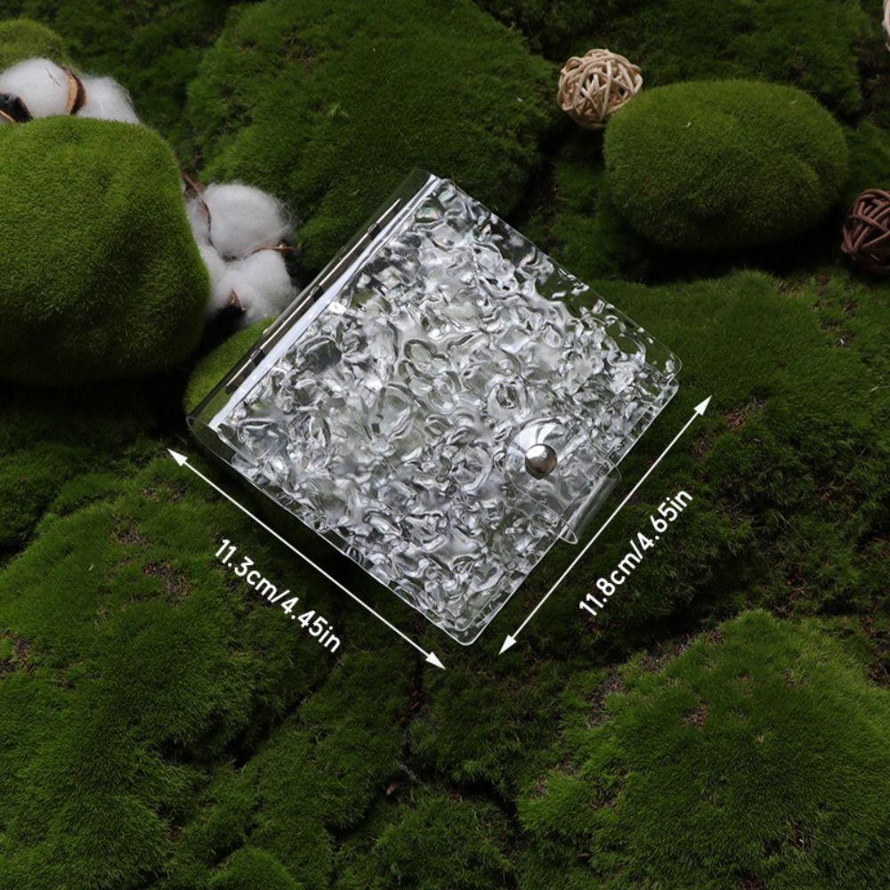 Water Ripple Photocards Holder Transparent Card Booklet Kpop Idol Photo Storage