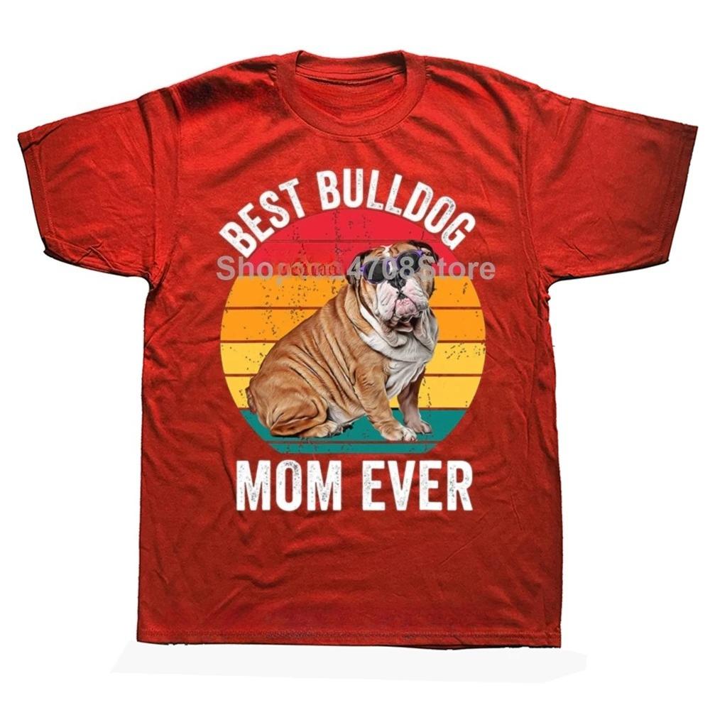 Funny English Bulldog Dog Mom Graphic Tshirts Unisex Womens Fashion Casual Tshirt FeUnisex T Shirt