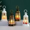 Hanging Hand-held Nightlights Vintage Christmas Snow Globe Lantern Christmas Decorations Home