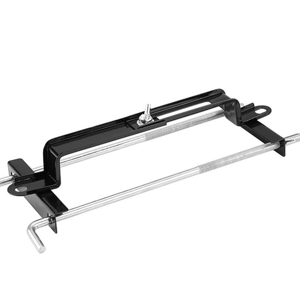 Universal Adjustable Battery Hold Down Crossbar 270mm For Car SUV Truck RV J Bolt Corrosion Resistant Battery Holder 12V