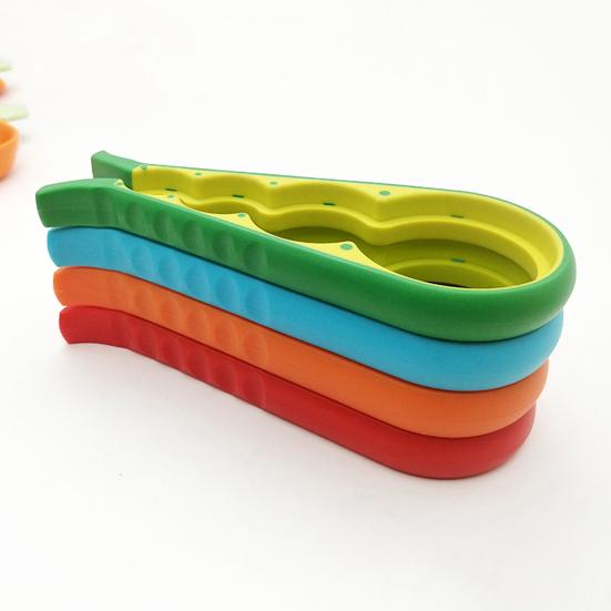 Артритный зажим для бутылок 4-в-1 Нескользящая резиновая ручка Консервный нож Инструмент для снятия крышек с банок Инструмент для слабых рук Пожилые люди Кухонный гаджет для всех возрастов