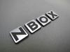 Mut Honda NBOX Custom H29.9~ NBOX Rear Gate Button Emblem 4pcs (Brushed Silver) Nbox29-rear-botan-cr