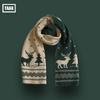 Knitted Scarf Christmas Deer New Scarf Female Winter Korean Versatile Cute Elk Red Student Warm and Windproof