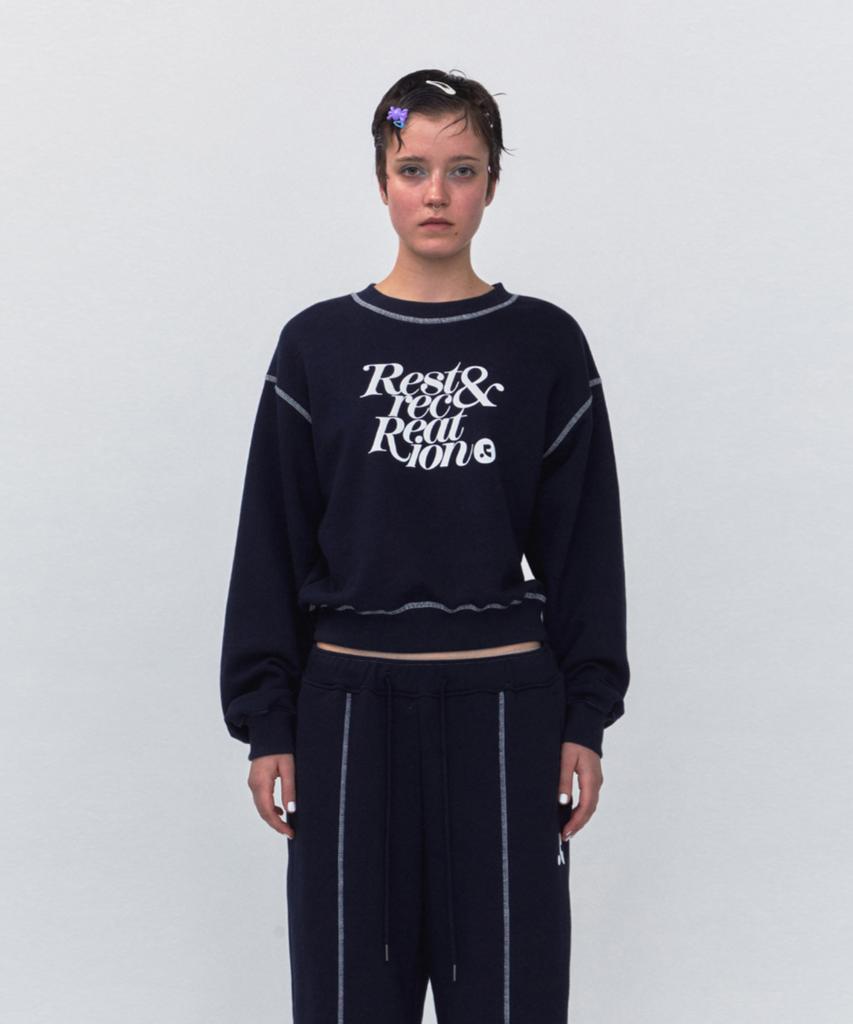 REST&RECREATION Rr Coloration Sweatshirt_Navy
